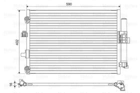 Радиатор кондиционера Радиатор кондиционера