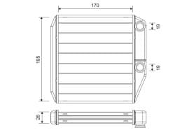 Радіатор пічки Радіатор пічки