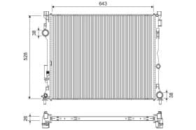 Радиатор охлаждения двигателя Радиатор охлаждения двигателя