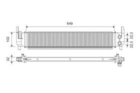 Радиатор охлаждения двигателя Радиатор охлаждения двигателя