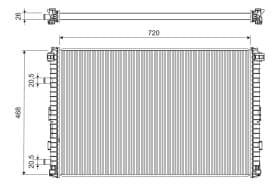 Радіатор охолодження двигуна Радіатор охолодження двигуна