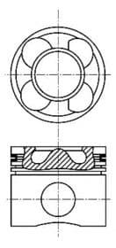 Поршень двигателя