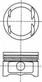 Поршень двигателя