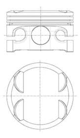 Поршень двигателя
