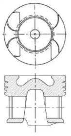 Поршень двигателя