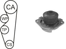 Комплект ременя ГРМ + помпа