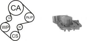 Комплект ременя ГРМ + помпа