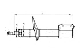 Стійка амортизатора
