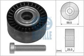 Обвідний ролик поліклинового ременя