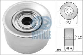 Обвідний ролик поліклинового ременя