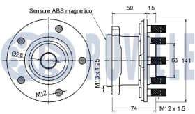 Комплект ступицы колеса