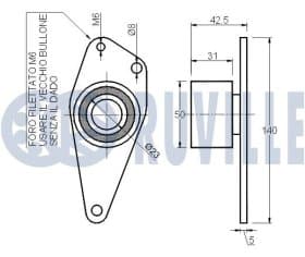 Обвідний ролик ременя ГРМ