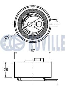Натяжний ролик ременя ГРМ