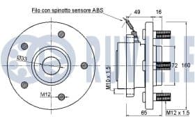 Комплект ступицы колеса