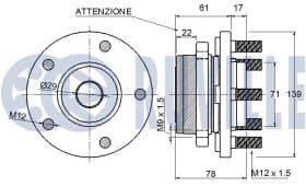Комплект ступицы колеса