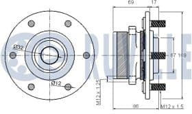 Комплект ступицы колеса