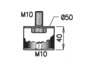 Кронштейн кріплення вихлопної магістралі Dinex 49838