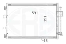 Радіатор кондиціонера Радіатор кондиціонера