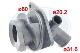 Фланец охлаждающей жидкости