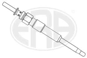 Свічка розжарювання ERA 886015