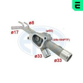 Фланець охолоджувальної рідини