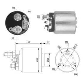 Тяговое реле стартера