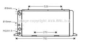 Радиатор охлаждения двигателя