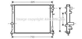 Радіатор охолодження двигуна