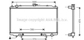 Радиатор охлаждения двигателя