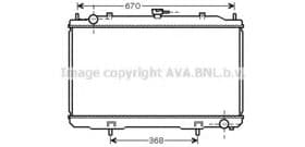 Радиатор охлаждения двигателя