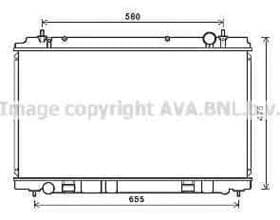 Радиатор охлаждения двигателя