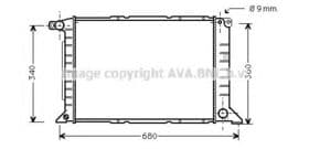 Радиатор охлаждения двигателя