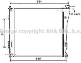 Радиатор охлаждения двигателя Радиатор охлаждения двигателя
