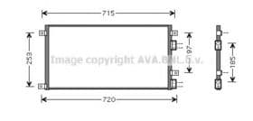 Радіатор кондиціонера Радіатор кондиціонера