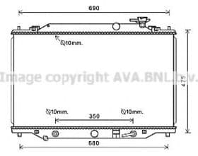 Радиатор охлаждения двигателя