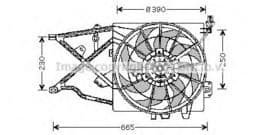 Вентилятор системи охолодження двигуна