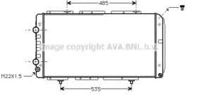 Радіатор охолодження двигуна Радіатор охолодження двигуна