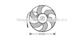 Вентилятор системи охолодження двигуна