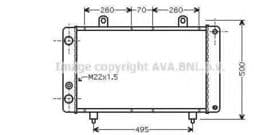 Радіатор охолодження двигуна Радіатор охолодження двигуна
