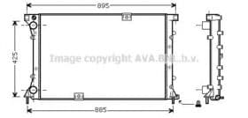 Радиатор охлаждения двигателя
