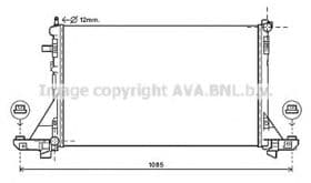 Радиатор охлаждения двигателя