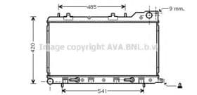Радіатор охолодження двигуна