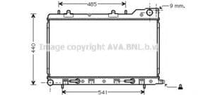 Радіатор охолодження двигуна