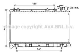 Радиатор охлаждения двигателя