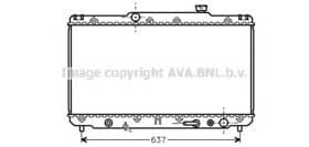 Радиатор охлаждения двигателя