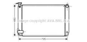 Радиатор охлаждения двигателя