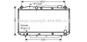 Радіатор охолодження двигуна