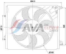 Вентилятор системи охолодження двигуна Вентилятор системи охолодження двигуна