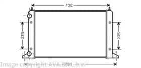 Радіатор охолодження двигуна Радіатор охолодження двигуна