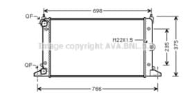 Радіатор охолодження двигуна Радіатор охолодження двигуна